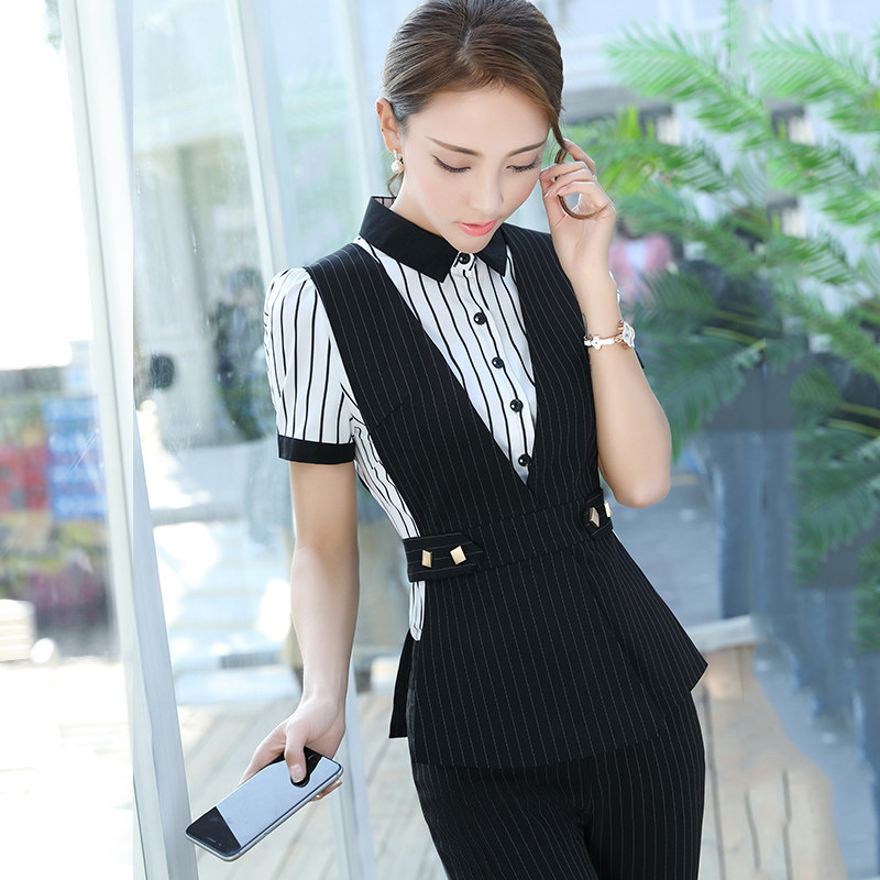 Restaurant chain store coverall Suit skirt Saleswoman Business Suits summer ventilation Thin section hotel Foreman work clothesin the Women's clothing/Boutique , Set/Student uniforms/Work uniforms , Career skirt suits  category - from Buy2taobao.com to provide professional Taobao agent buy service