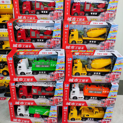 林达惯性工程车环卫垃圾车消防车