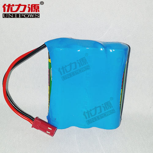 优力源3.6V电池组 5号玩具车电池组AA3200mAh 单排组合 配JST头