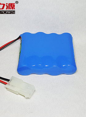 优力源4.8V电池组 5号玩具车电池组AA1300mAh 单排组合配环奇2P头