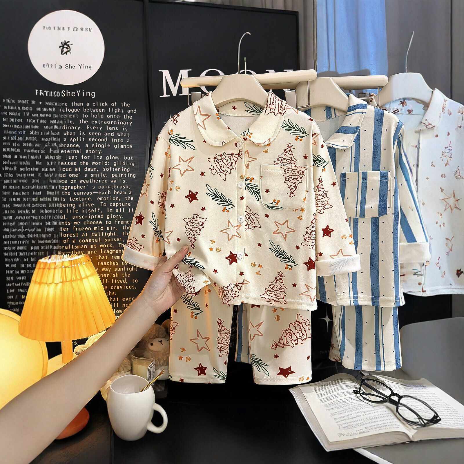 儿童睡衣套装秋冬新款男童家居服女童保暖衣服居家服宝宝童装批发
