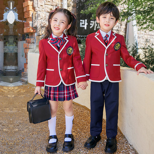 幼儿园园服男女童西装春秋季