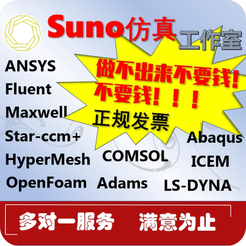 代做Ansys/Comsol/Adams/Fluent/Abaqus Maxwell仿真Lsdyna有限元