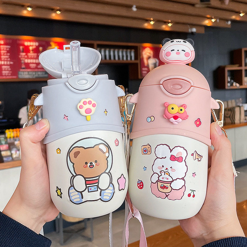 大容量500ml背带女公仔卡