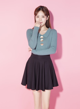 2026 women clothes【Ap45】忆黑猫无内衬+46CM左右到膝盖中长新