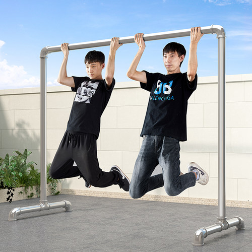 钢管晾衣架阳台落地立式单杆