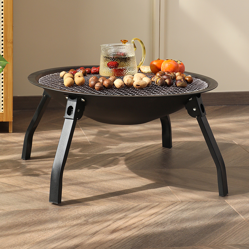 围炉煮茶烤火炉套装室内烧烤炉