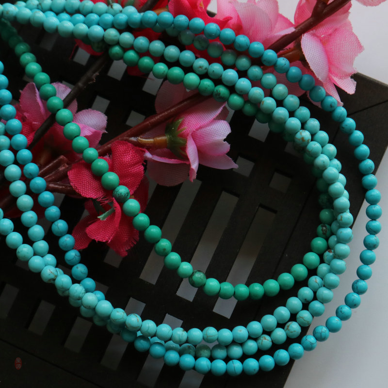 4mm天然原矿diy饰品配件手串项链