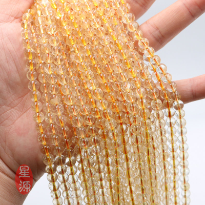 纯天然无优化巴西进口diy黄水晶