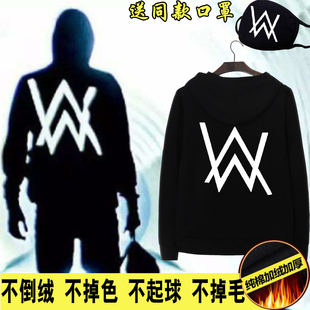 Faded电音男女 艾伦沃克DJ夜光卫衣remix同款 Alan Walker春秋外套