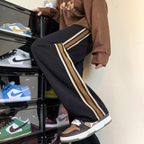 B254-HQ1408-P48大货足包边包条品质休闲裤男直筒裤运动裤控68，男装休闲裤，电商B254