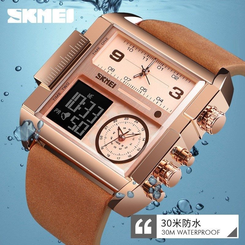 2019 Men's multi-function watch Big dial waterproof watches