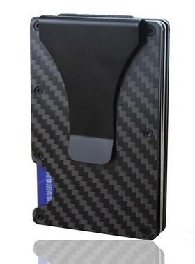 Carbon Wallet Business Card Holder Billfolds for Men Women