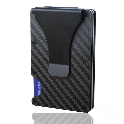 Carbon Wallet Business Card Holder Billfolds for Men Women