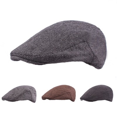 Creative Beret Men's Cap Cotton Simple Visor Hat Middle