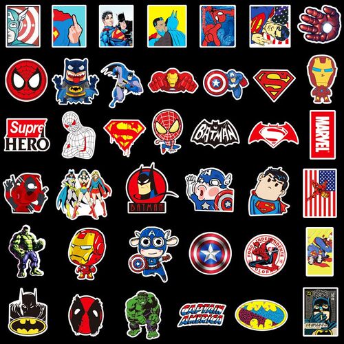 40pcs stickers skateboard sticker laptop luggage stickers