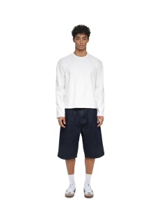 AaNn 打底T恤休闲 normcore简约boxy箱型短宽纯色长绒棉长袖