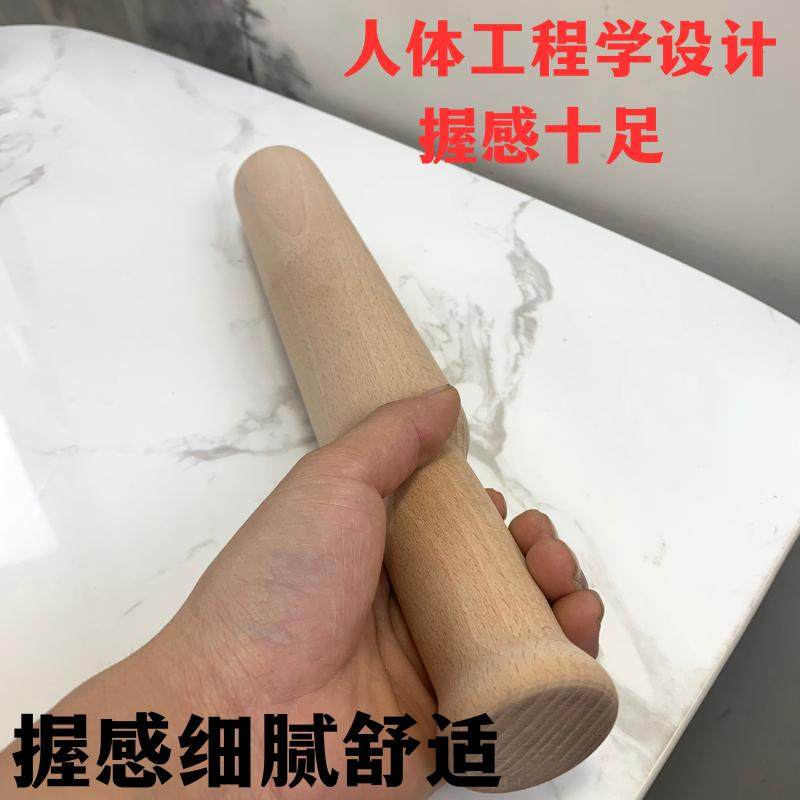 进口榉木敲肉锤敲刀背棒棒鸡肉燕肉片糍粑锤一体制作敲鱼棒敲排骨