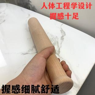 进口榉木敲肉锤敲刀背棒棒鸡肉燕肉片糍粑锤一体制作敲鱼棒敲排骨