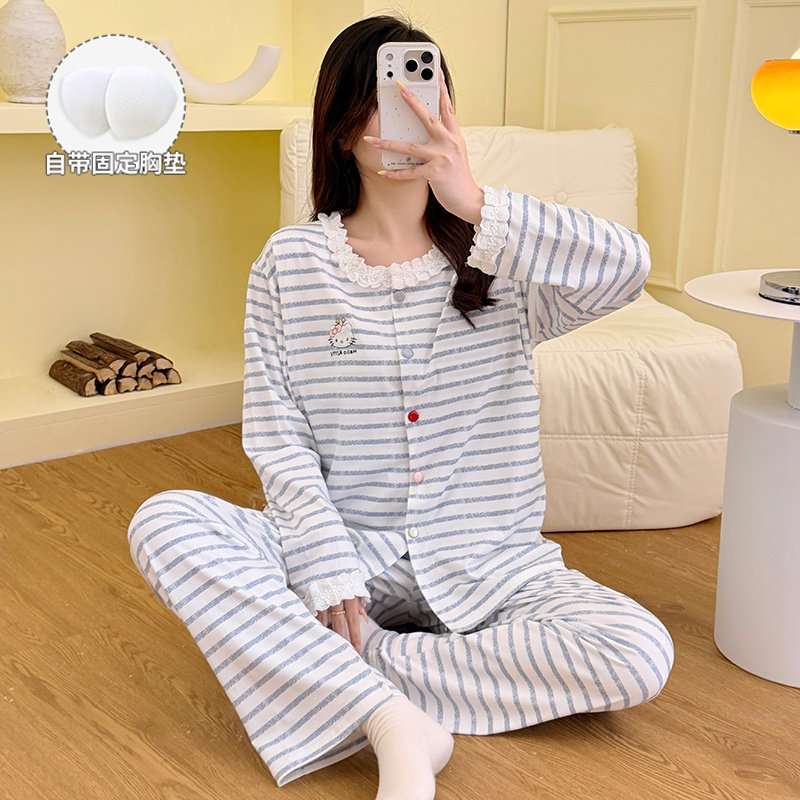 带胸垫月子服3月份春秋产后纯棉全棉吸汗四季款孕妇睡衣产妇哺乳4,孕妇装/孕产妇用品/营养,家居服套装,淘宝优惠券,粉丝福利购,淘宝优惠卷