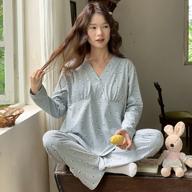 带胸垫月子服3月份春秋产后纯棉全棉吸汗套头孕妇睡衣夏产妇哺乳4,孕妇装/孕产妇用品/营养,家居服套装,淘宝优惠券,粉丝福利购,淘宝优惠卷