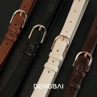登白DENGBAI.新品推荐！清爽韩系 真皮牛皮腰带 百搭优雅女士皮带