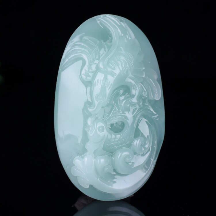 天然和田玉青白玉抓住机遇玉鹰把件玉大展鸿图玉鱼手把件挂件