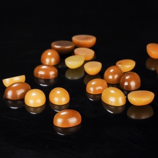 天然玉石戒面和田玉糖料鸽子蛋戒面裸石可镶嵌指环玉石玉器扳指