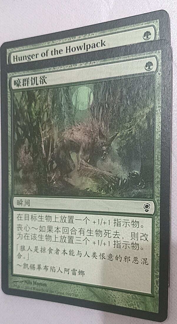 万智牌 嚎群饥欲 Hunger of the Howlpack