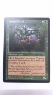 万智牌 奎利恩德鲁伊 憧憬 绿色 英文 实拍【上海文波】 MTG