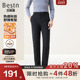保暖弹力直筒厚款 裤 秋冬款 休闲裤 石墨烯蓄热纤维 百斯盾官方男裤