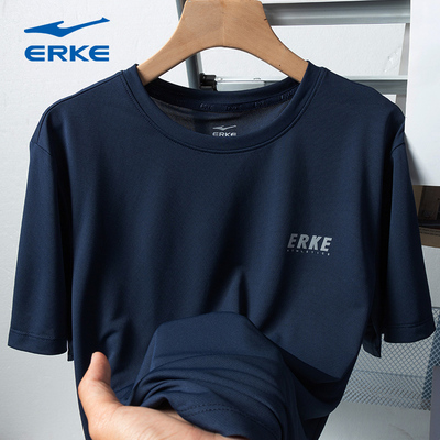 鸿星尔克短袖T恤男运动休闲