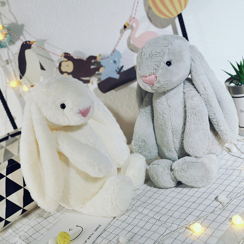 邦邦兔毛绒玩具可爱兔子公仔布娃娃垂耳兔玩偶送儿童女孩七夕礼物