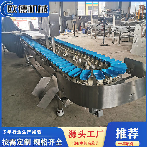 多级称重流水线 称重设备酮体分选流水线鸡酮体称重分选效率高