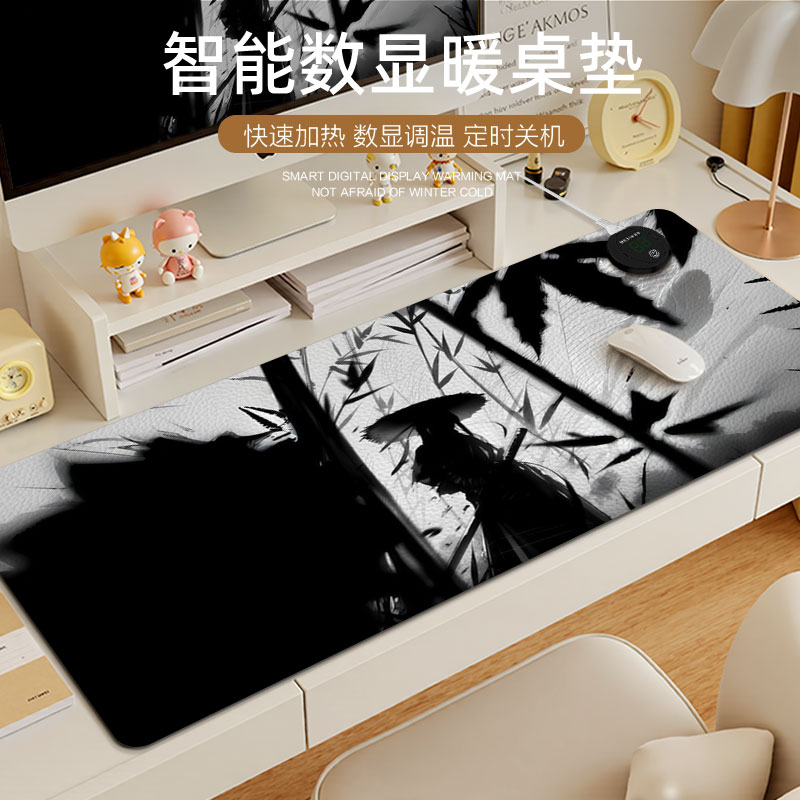动漫加热垫暖手桌垫超大号二次元