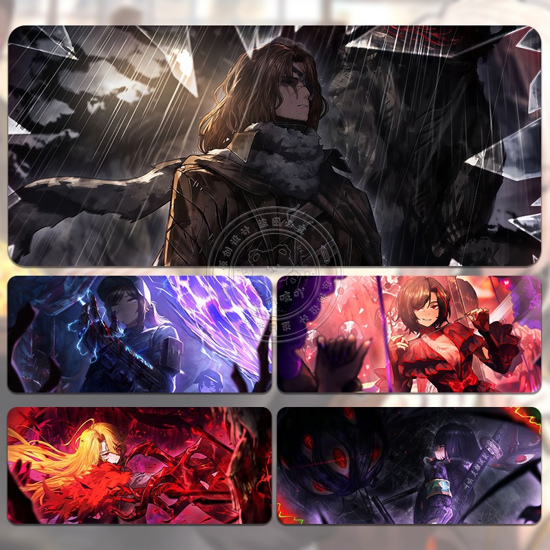 边狱巴士鼠标垫超大动漫卡通人物宿舍电脑桌工位办公桌防滑可定制