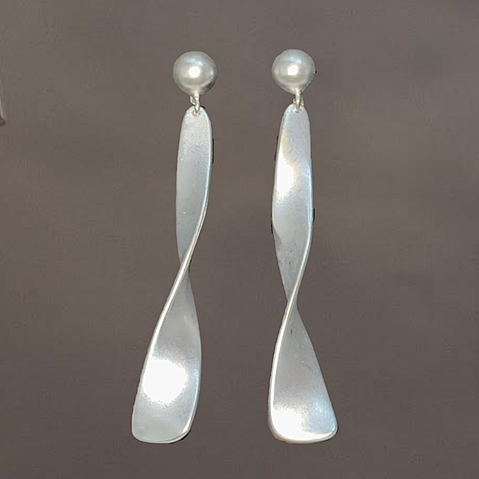 银色缎带 黄打屁拉丝哑光质感简洁小众设计高级耳饰925耳钉耳夹耳,饰品/流行首饰/时尚饰品新,耳环,淘宝优惠券,粉丝福利购,淘宝优惠卷