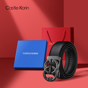 Castle Korin新款男士皮带真皮自动扣腰带送礼男朋友正品潮年轻人