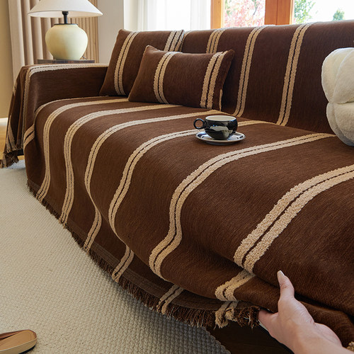 中古风超有质感沙发巾