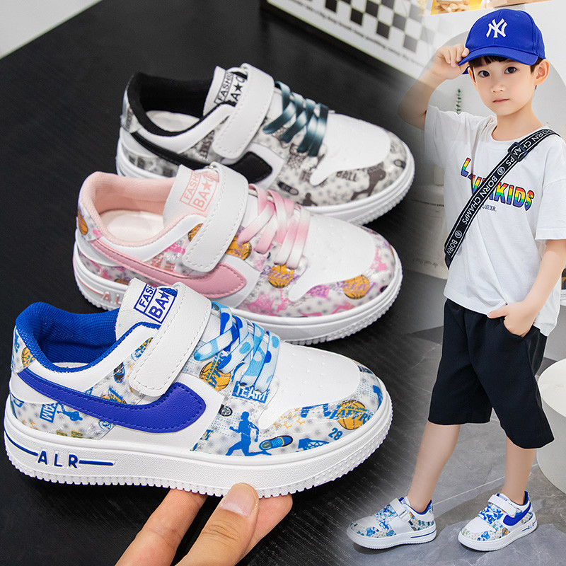 女童鞋子运动鞋春秋款大童宝宝板鞋男童软底防滑儿童休闲时尚韩版