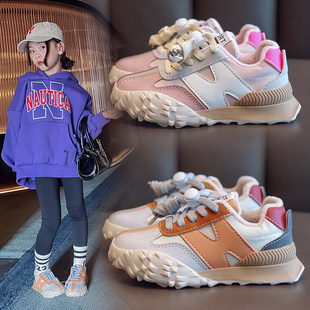 2025秋冬新款 男童休闲鞋 女童老爹鞋 中大童网红爆款 秋季 儿童运动鞋