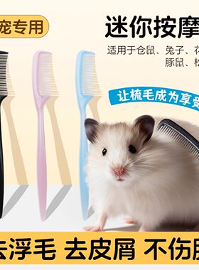 仓鼠梳毛刷迷你小梳子脱毛掉毛