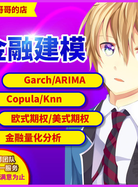 金融量化分析 美式期权 欧式期权 风控模型 copula  kmv 资产定价