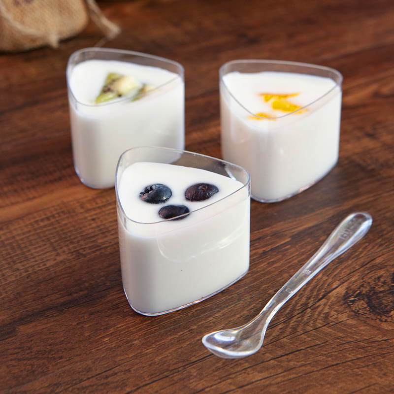 慕斯杯布丁果冻品尝透明塑料