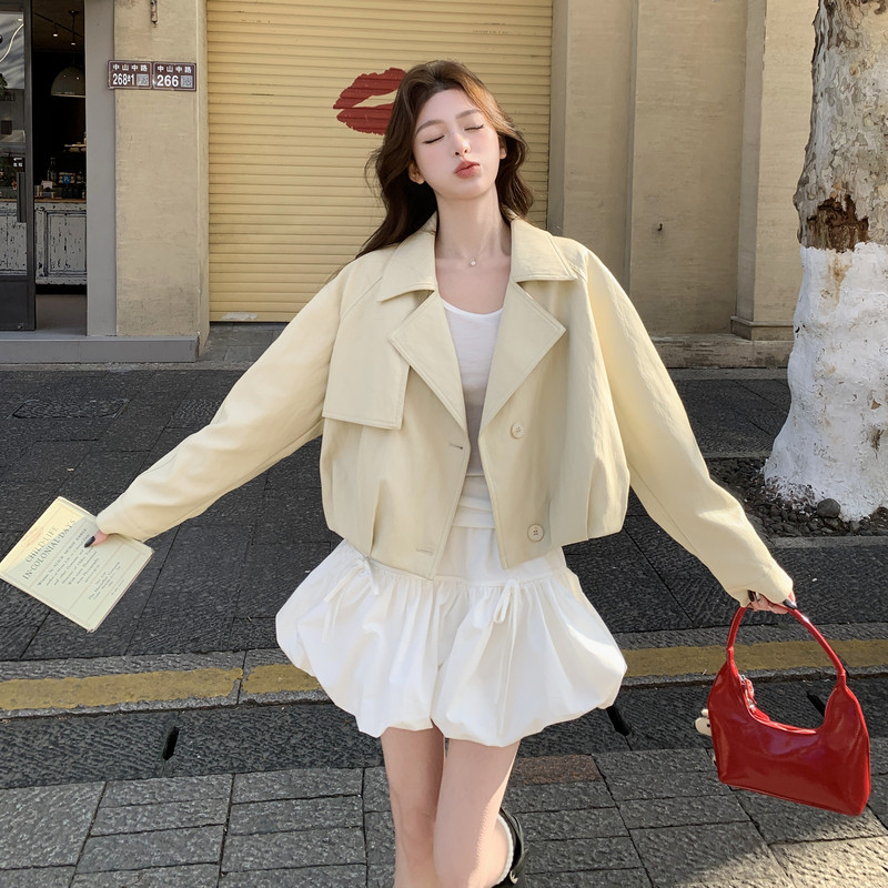 2026春季新款现货韩版宽松皮衣外套1535214P155K248，女装皮衣，浙宝153