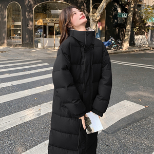 冬季新款 出货中 撞色长款90绒大被子羽绒服帽子可脱2486P365K548图片
