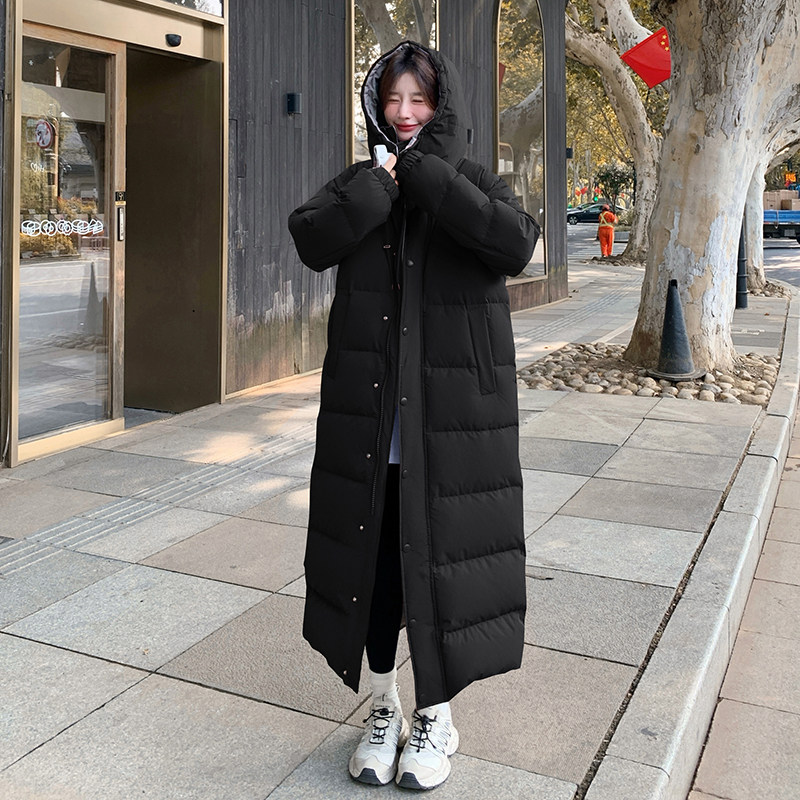 冬季新款出货中撞色长款90绒大被子羽绒服帽子可脱2486P365K548,女装羽绒服,浙宝153
