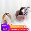 winter lovely Wave overlapping Hair hoop keep warm Earmuff Rabbit hair thickening Foldable Ear package Earmuff