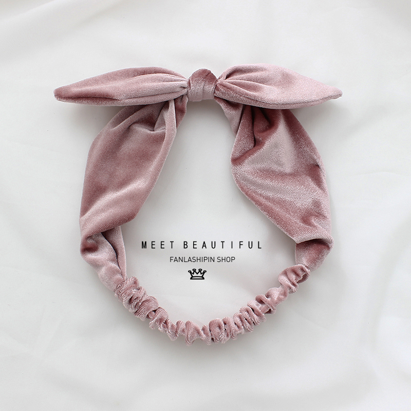 范拉2021秋冬新款韩国蝴蝶结发带