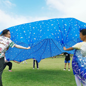 太空星月游戏伞感统训练儿童游戏道具幼儿园中小学教学用品彩虹伞